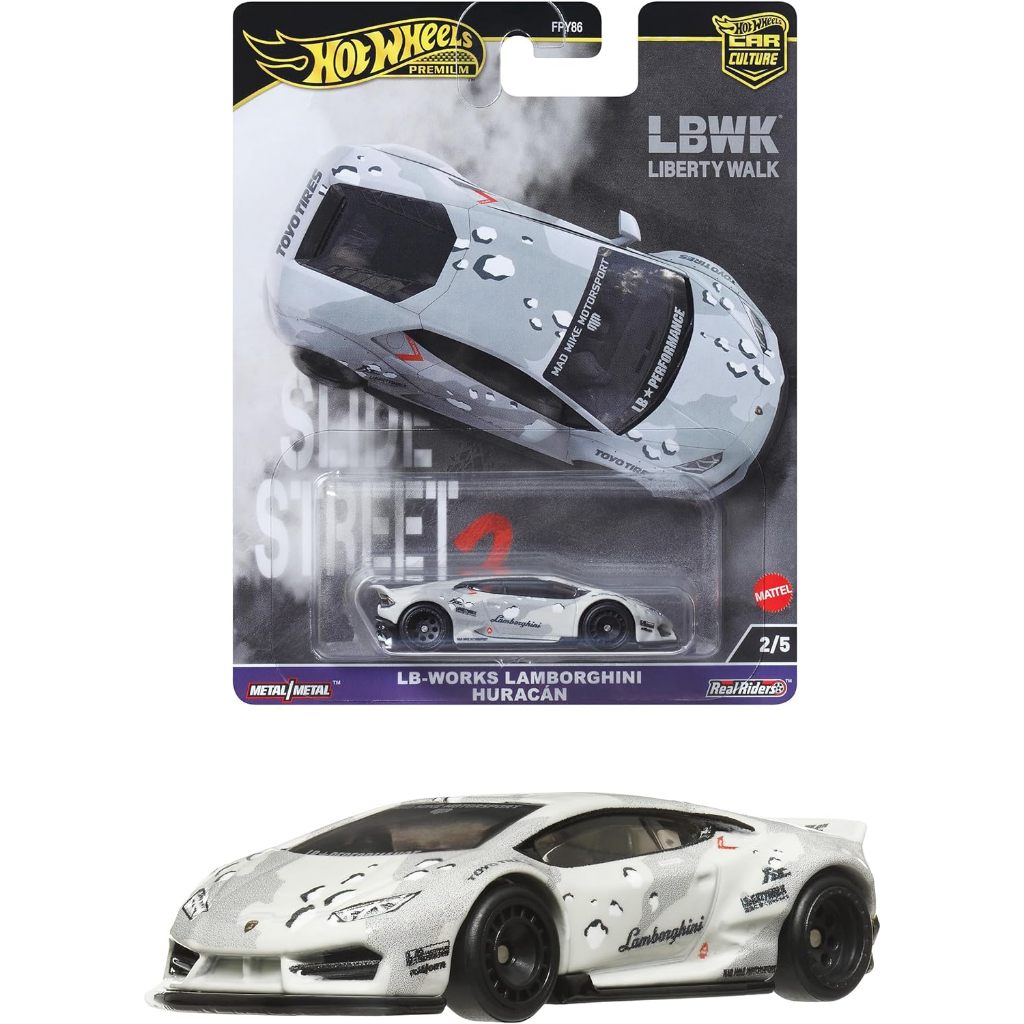 Hotwheels Rodas Quentes Rua Quente Premium 2 2024 LB Works Lamborghini Huracan LBWK Shopee Brasil