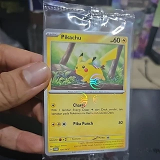 Prêmio De Torneio Semanal Selado original Pikachu holo pokeball