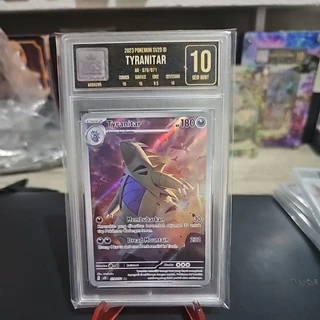 Tyranitar pokemon tcg ar egs 10 Gemas Hortelã slab Indonésia original