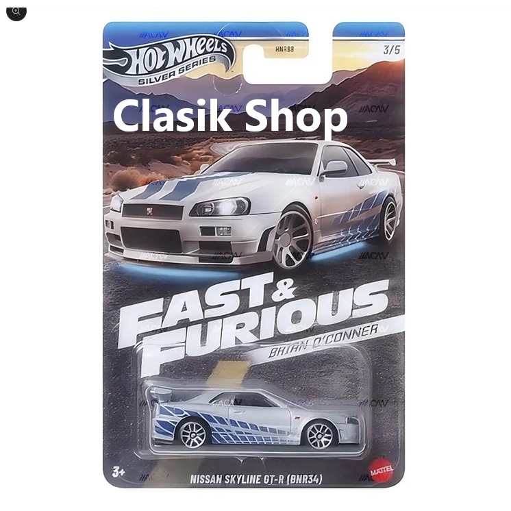 Variedade Temática Hot Wheels Velozes E Furiosos 2025 Mix 1H-Brian