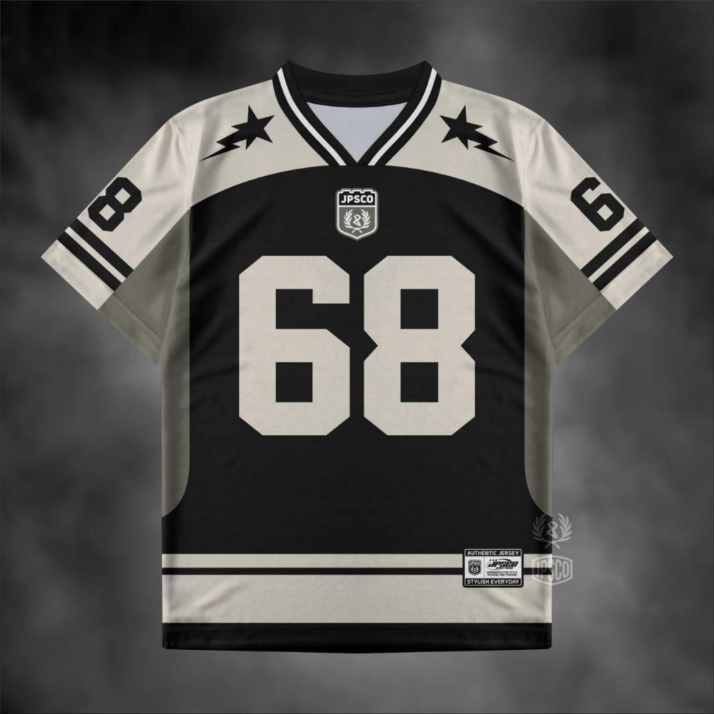 Jersey Streetwear 68/Camisa Rugby Hockey/NFL/Retro/Vintage/Ball