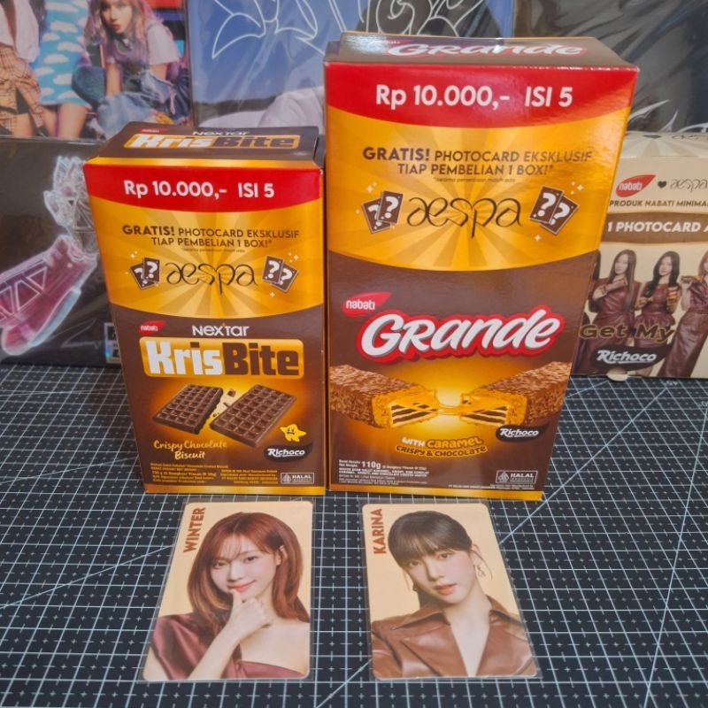 [Pronto] Biscoito Crocante De Chocolate Nabati Nextar KrisBite x AESPA ...