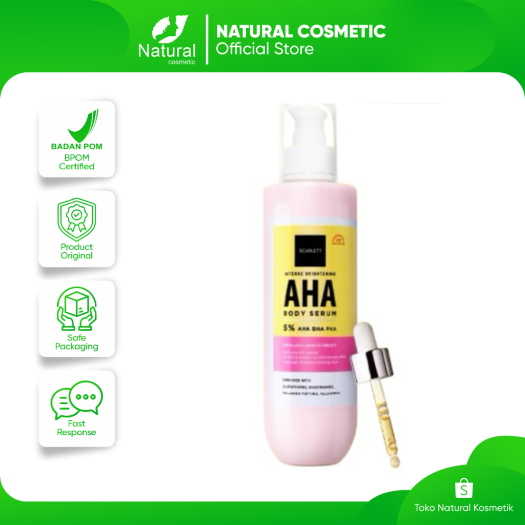 Scarlett Sérum Corporal AHA Iluminador Intenso 5 % BHA PHA | Shopee Brasil
