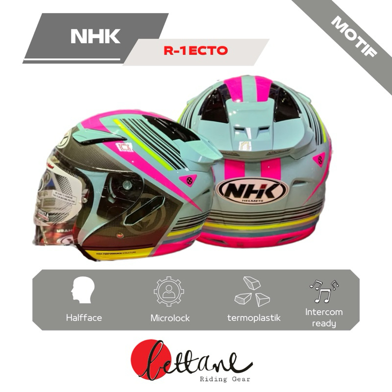 Capacete Nhk R1 ECTO LIGHT TOSCA Rosa | Shopee Brasil
