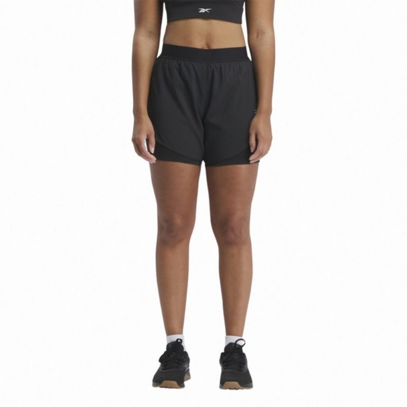 Calções De Corrida REEBOK 2 Em 1 100204447 ORIGINAL | Shopee Brasil