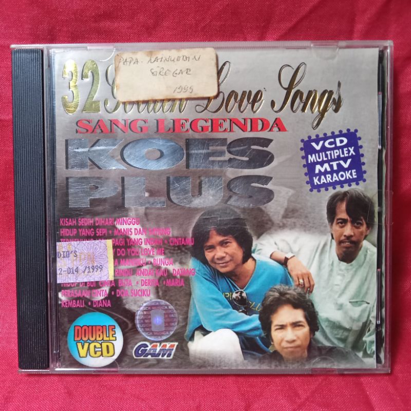 Vcd Karaokê 32 Golden Love Songs Koes Plus (2 Discos) | Shopee Brasil
