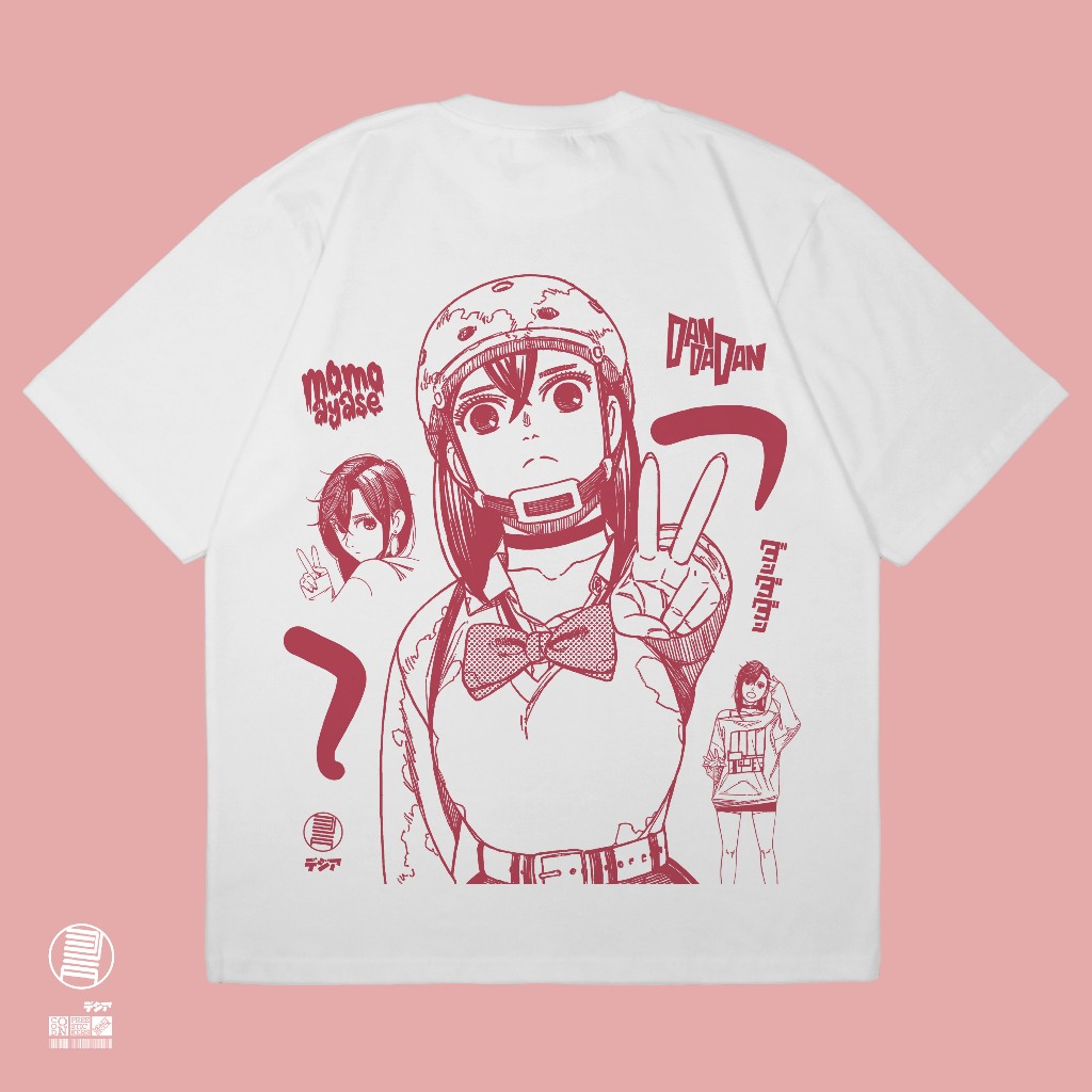 Camiseta Momo Ayase Dandan Anime Manga Wibu Japão Algodão Penteado 24s DJA Pano