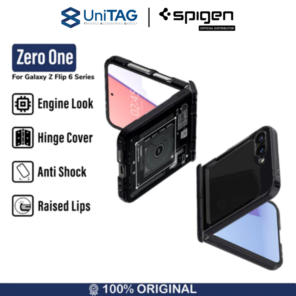 Capa Samsung Galaxy Z Flip 6 Spigen Ultra Hybrid Pro Zero One
