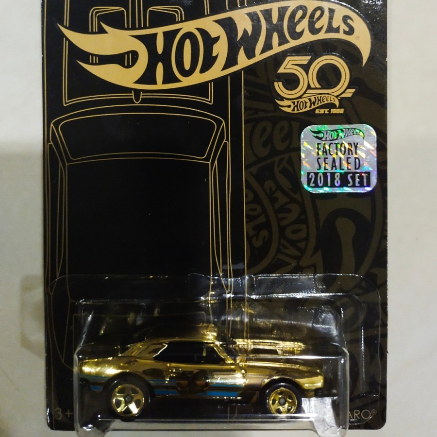 Hot Wheels 50o Aniversário camaro Ouro Fábrica Selado FS Raro VVHTF
