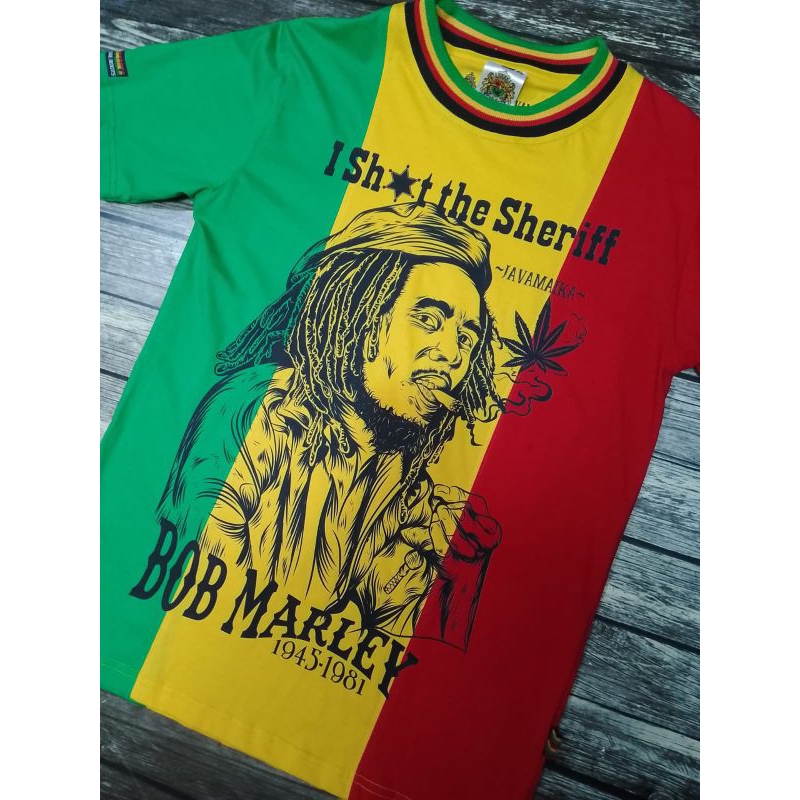 Bob Marley Eu Tiro O Xerife MKH Rasta Camiseta Original Javamaika ...