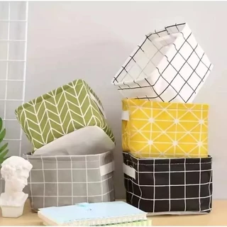 Cesta De Armazenamento Dobrável Multiuso , Material De Tecido/Organizador De Caixa Multifuncional