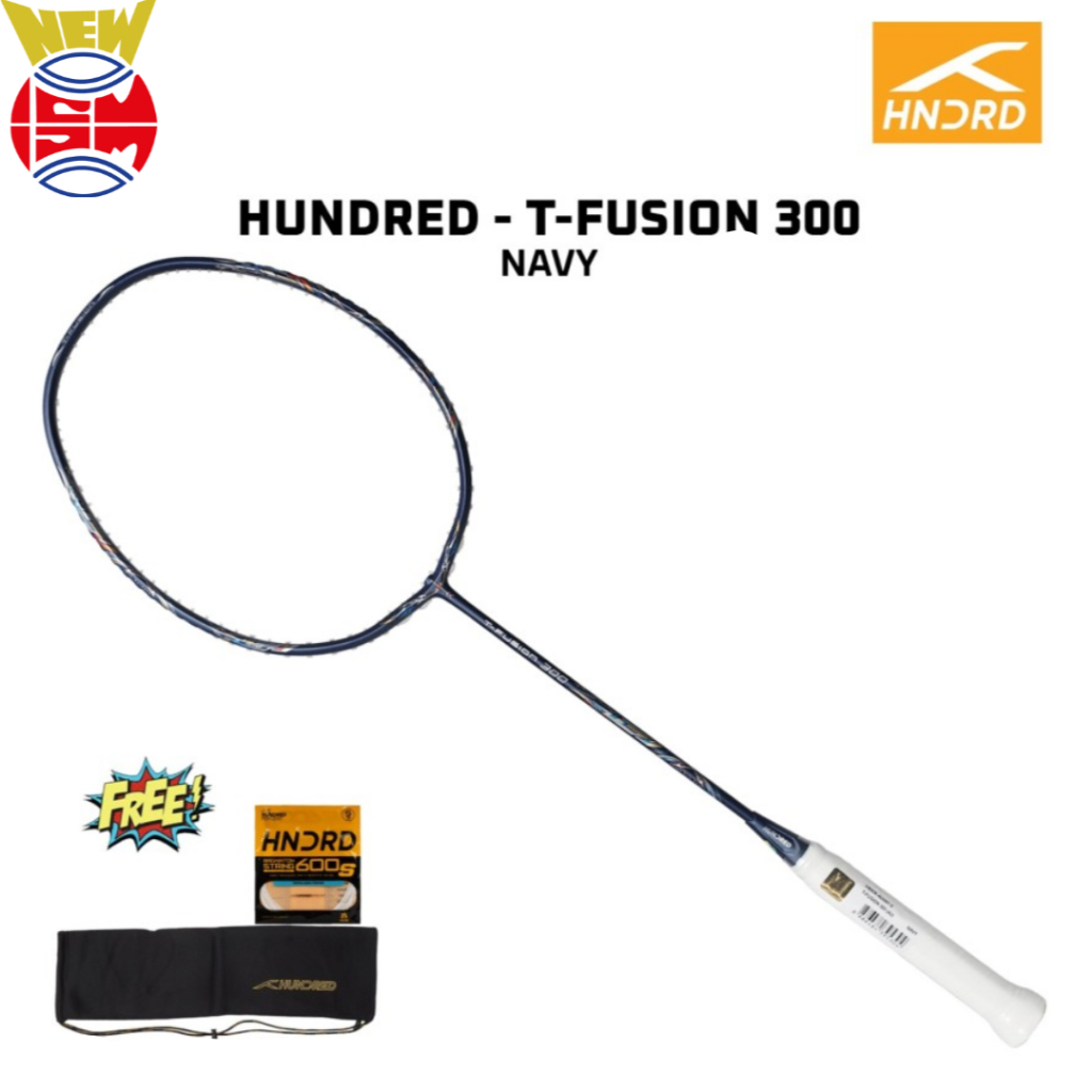 Rato De Badminton Cem HNDRD T-FUSION 300 4U | Shopee Brasil