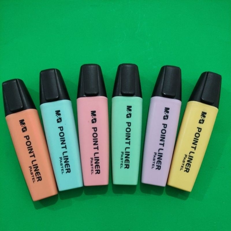 Hilighter Point Liner M & G Pastel Por Unidade | Shopee Brasil