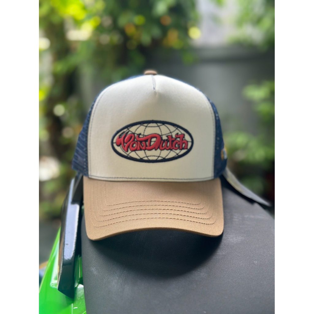 Chapéu De Caminhoneiro VONDUTCH Branco Marrom Marinho Novo ORIGINAL 100 ...