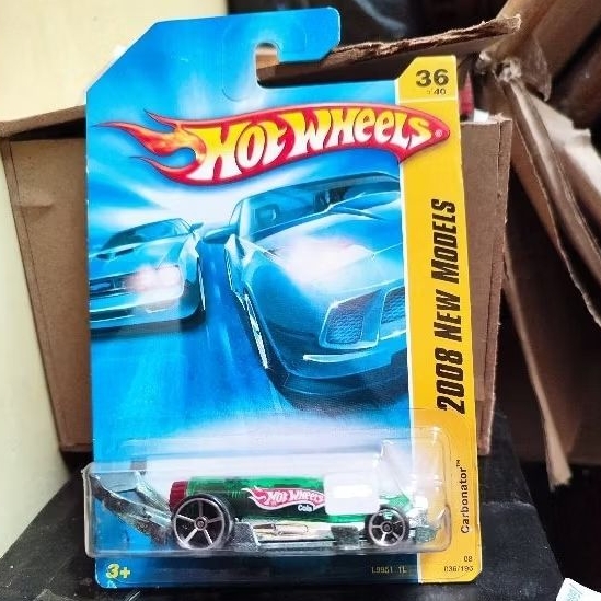 Hot Wheels Carbonator 2008 Novos Modelos Cola Fundida | Shopee Brasil