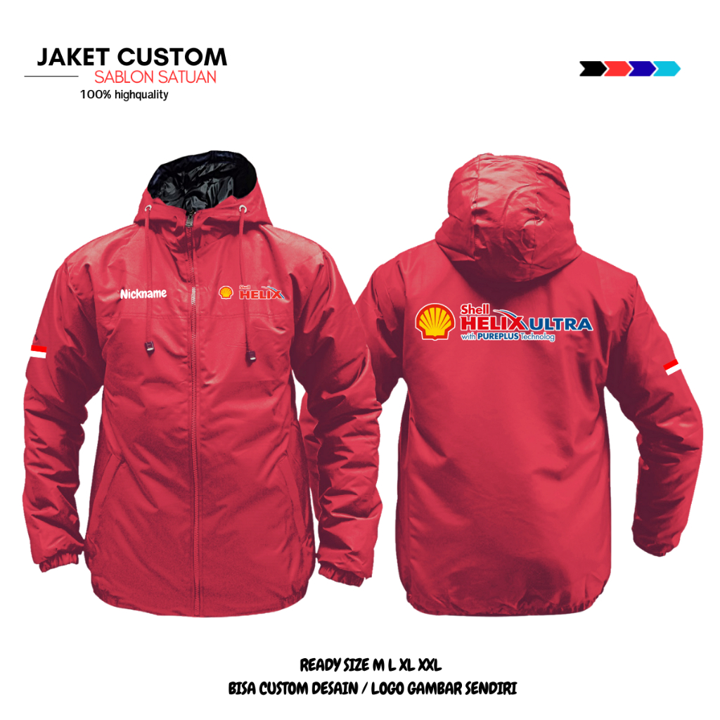 Jaqueta Personalizada WP Parachute Shell Helix | Shopee Brasil