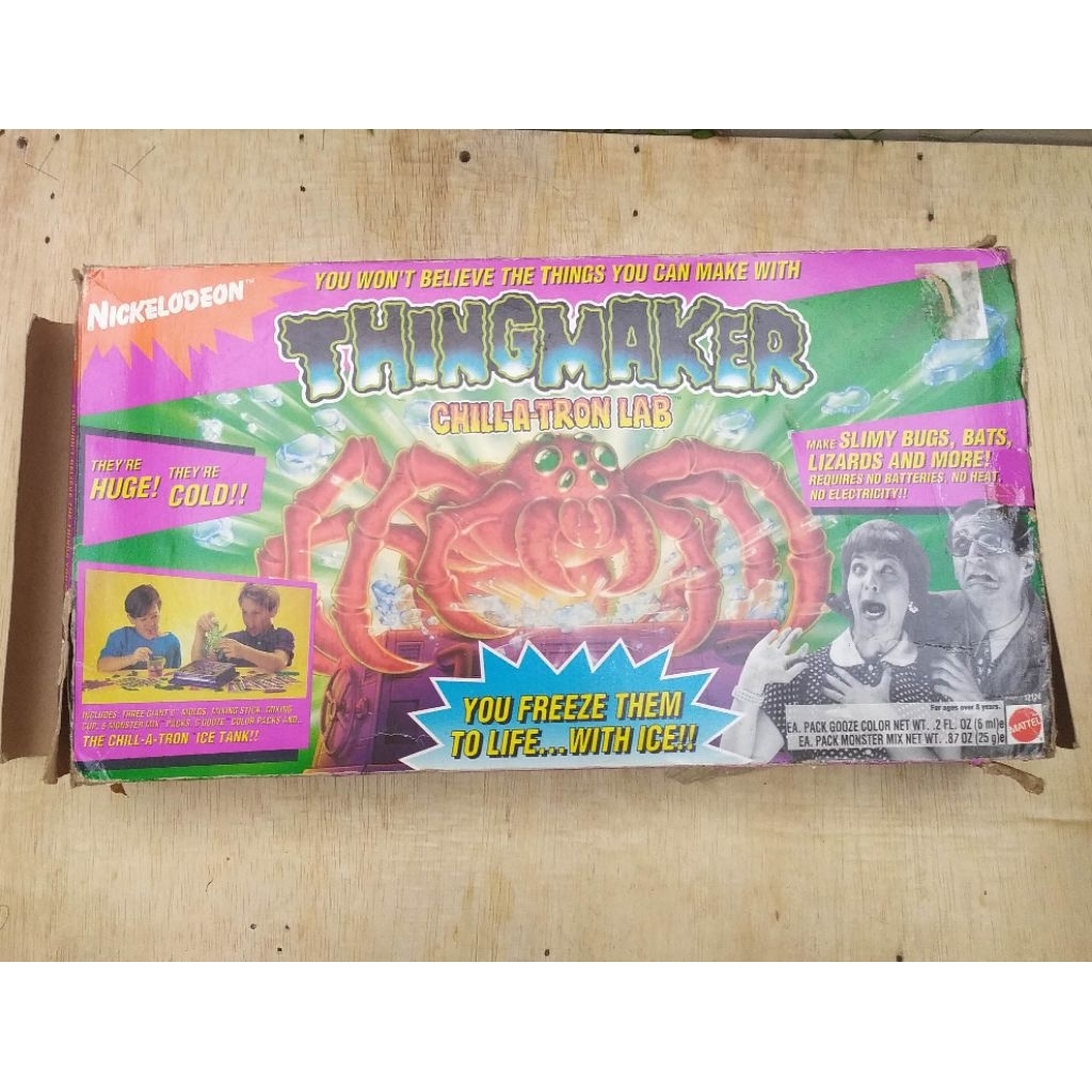 Nickelodeon Thingmaker Chill A Tron Lab Mattel Bug Mold 1994 | Shopee ...