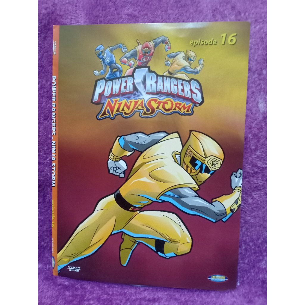VCD KIDS POWER RANGERS NINJA STORM Episódio 16 | Shopee Brasil