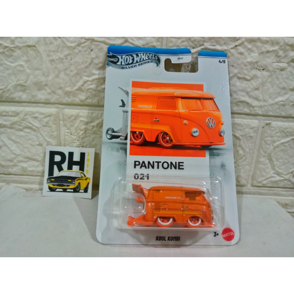 Hot Wheels Kool Kombi Laranja Pantone Série Prata Nova Boa Muito