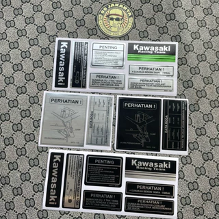 Adesivos De Detalhes De Aviso Para Kawasaki Ninja R/RR/S E SS Princut