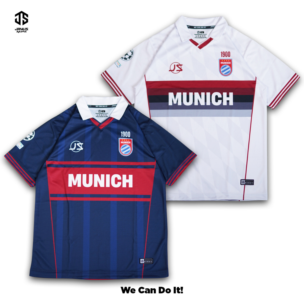 JS-Camisa Retrô Do Bayern De Munique Esportiva De Fantasia Jayus ...