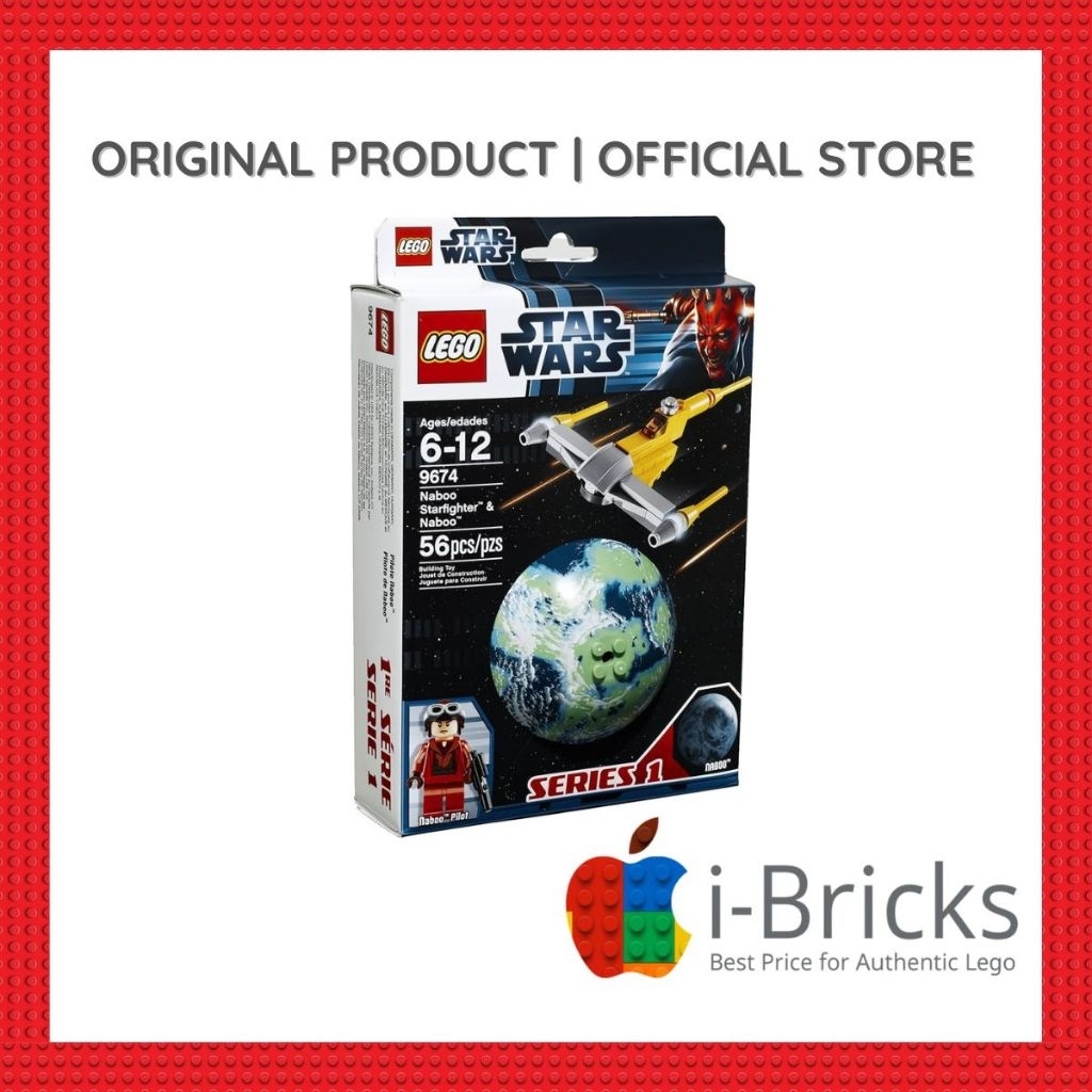 LEGO Star Wars 9674 Naboo Starfighter E | Shopee Brasil