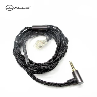 JCALLY JC16S 16 Ações 480 Núcleos Cabo De Atualização HIFI Fone De Ouvido Para Shure MMCX KZ EDX ZSN ZS10 PRO TFZ T2 BL03 Aria