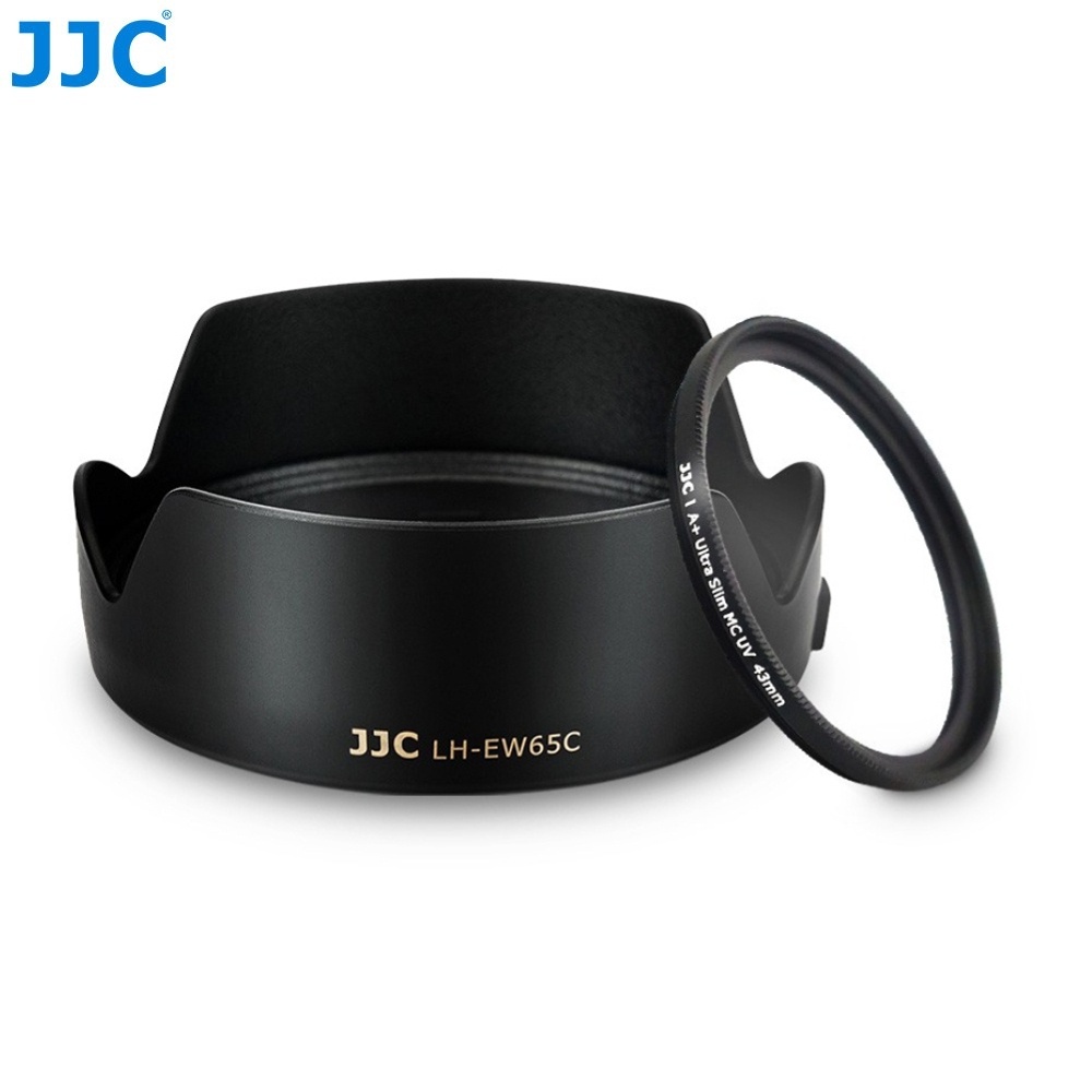 JJC LH-EW65C Capuz De Lente Câmera Substituir EW-65C Para A Lente