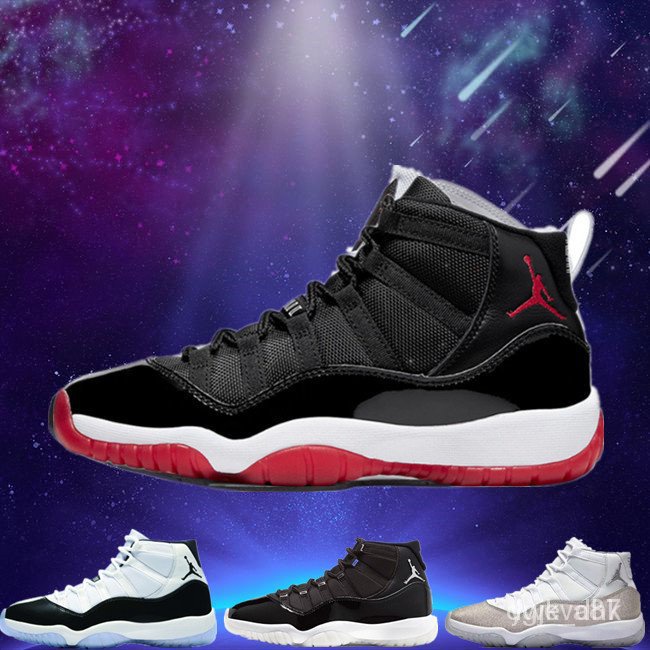 Air Jordan 11 Nike bred 2019 aj11 Jordan11geração Réplica De