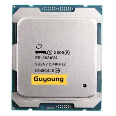 E5 2680V4 Xeon E5-2680V4 Processador De CPU 2,40ghz 14-Core 35M 14NM E5-2680 V4 FCLGA2011-3 TPD 120W