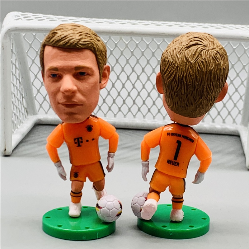 Soccerwe 7cm Altura Jogador De Futebol Star Mini Cartoon Doll