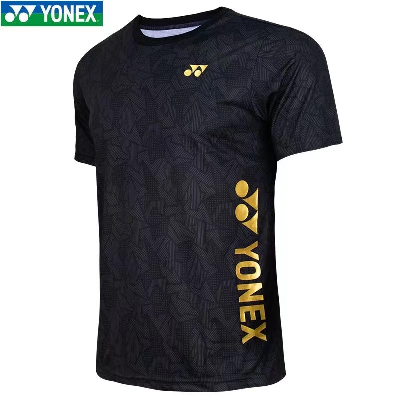 Nova Camisa YONEX badminton Masculina E Feminina Manga Curta Secagem Rápida Respirável Competição Uniforme Da Equipe De Treinamento