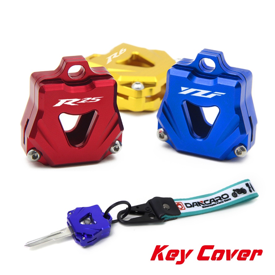Para Yamaha YZF R25 R6 R6S R3 R1 Motocicleta Capa Chave CNC R1M R1S R15 FZ6 FZ16 FZ07 FZ09 XSR MT Acessórios