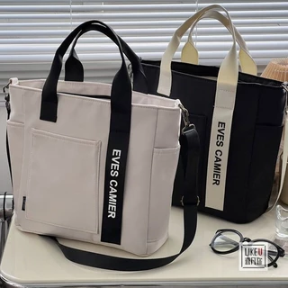 Saco De Almoço Portátil À Prova D'água Japonês Tote Para Estudante Lona Mensageiro Com Ombro Simples