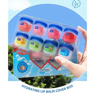 6 pcs/Caixa Baton Bálsamo Hidratante Para Os Lábios Mulheres Linhas Labiais Desbotadas Óleo Labial Conjunto De Brilho em Oferta na Shopee