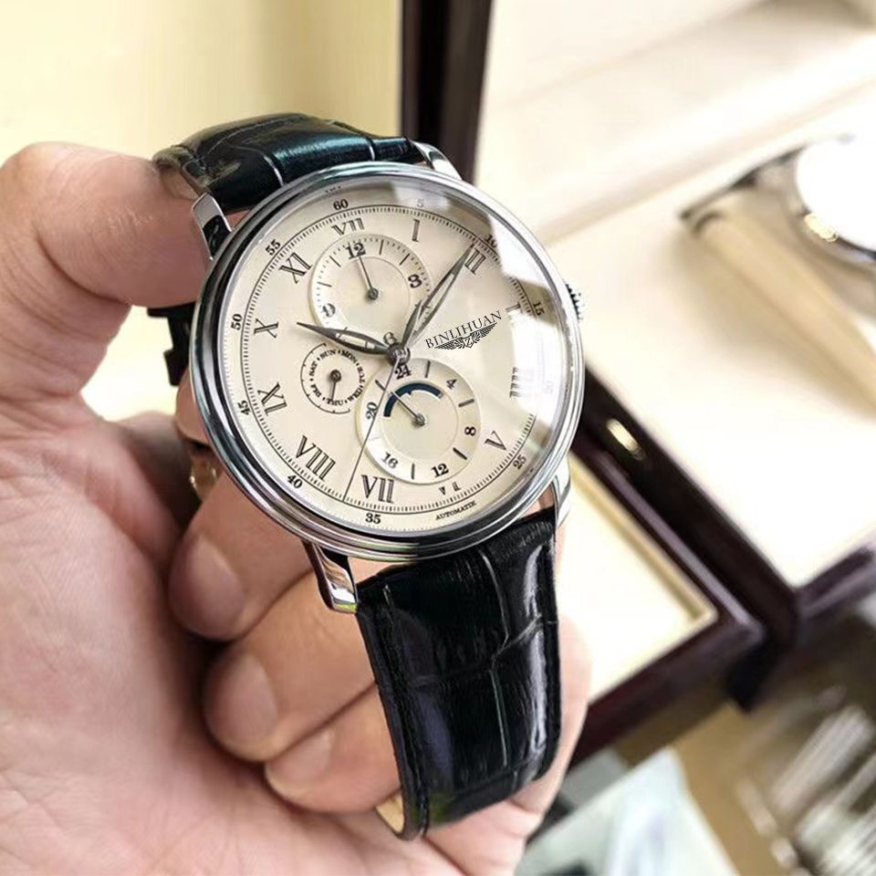 Autêntico Novo Relógio original Suíço À Prova D'água Para Homens De Relógios De Quartzo Simples De Alta Qualidade