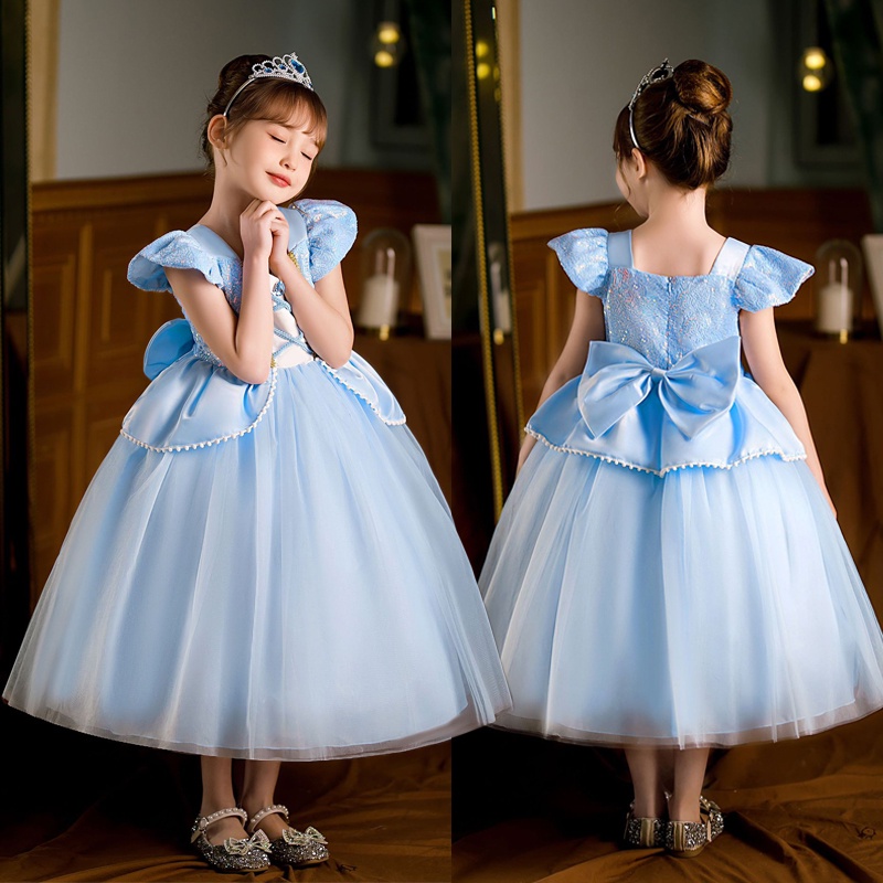 Vestido Infantil Princesa Cinderela Glitter Luxo Festa em Promoção na  Americanas