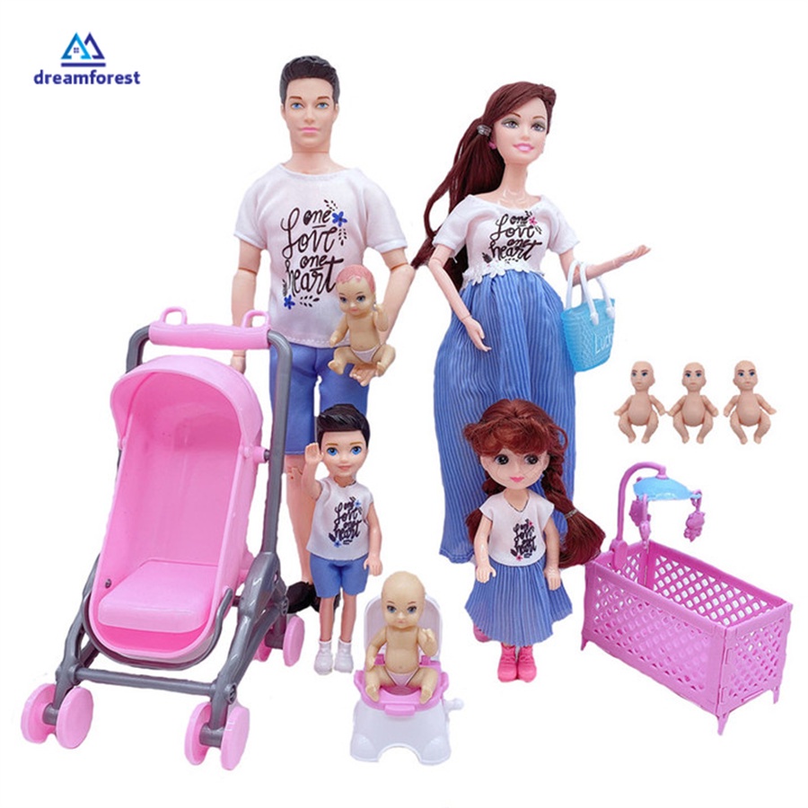 Barbie grávida de 2002 e família feliz Mattel 56663 NAVIO RÁPIDO