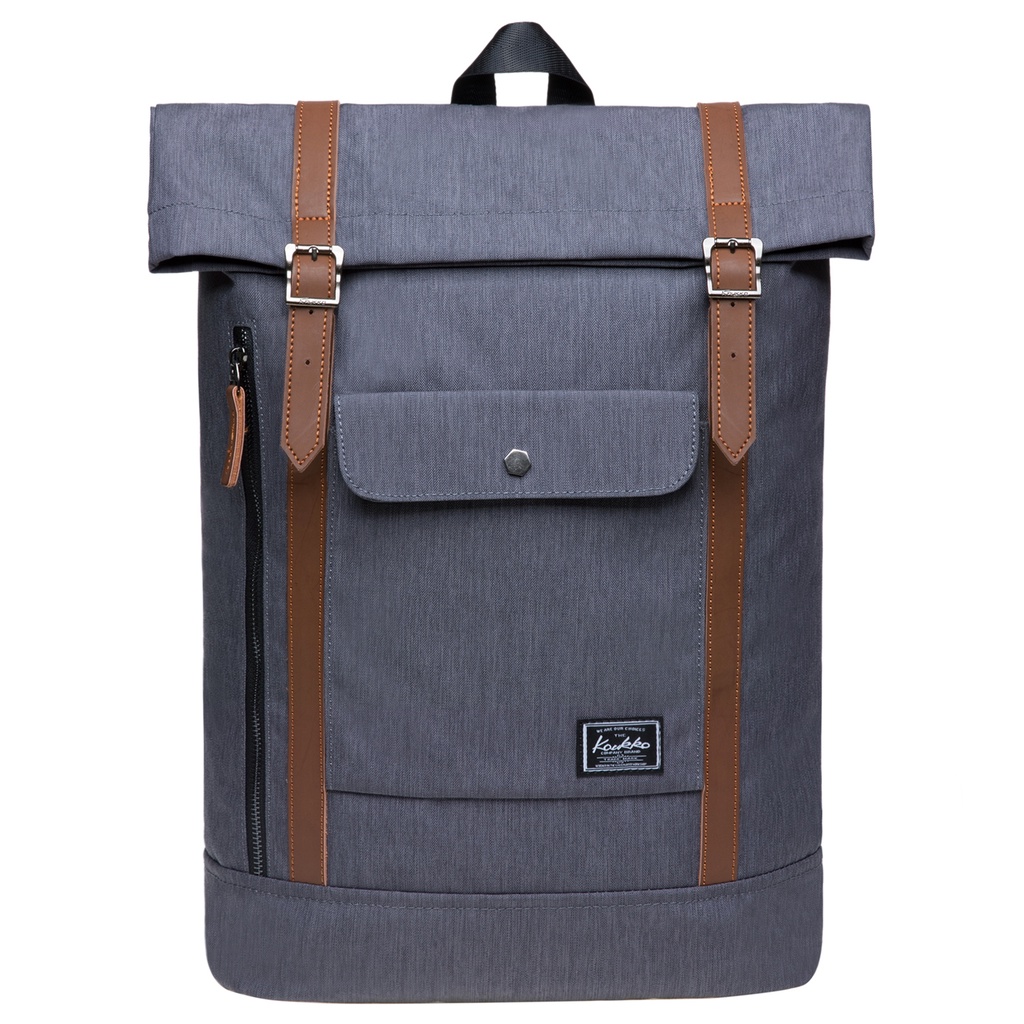 KAUKKO Mochila Multiuso Grande Repelente De Água Satchel Bookbags Para Caminhadas Camping Travel with Laptop Compartment