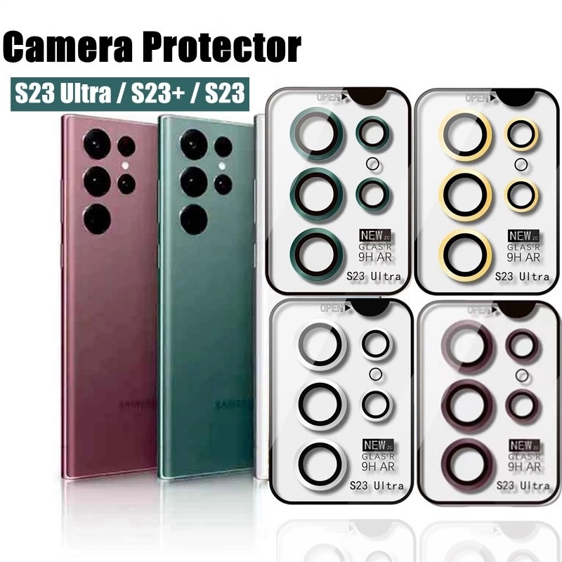 Samsung Galaxy S23/S23 + Plus Ultra Camera Lente Protetora De Vidro Temperado Filme HD De Cobertura Total