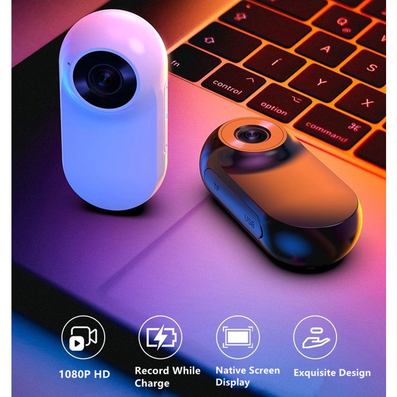 BTLIGE Keychain Camera,1080p Hd Retro Mini Camera Keychain,Portable Camera Keychain,60 Mins