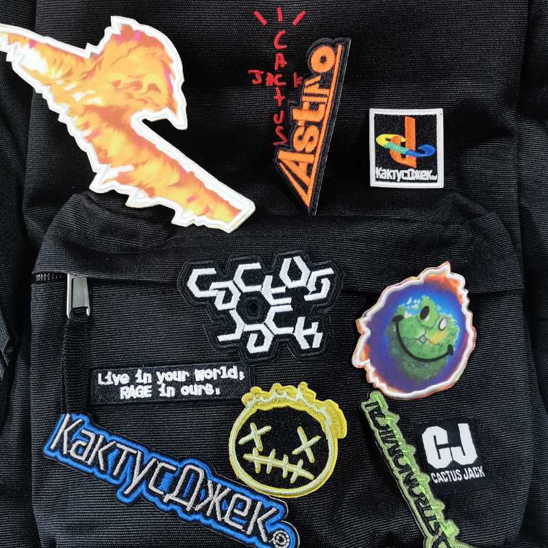 Travis Scott ts Cactus Jack Mochila Hip Hop Escolar Casual