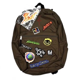 Travis Scott ts Cactus Jack Mochila Hip Hop Escolar Casual