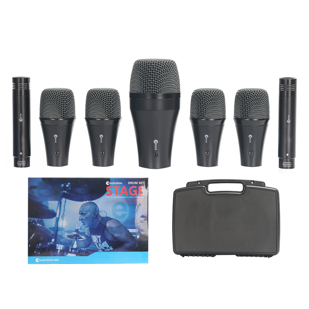 SENNHEISER E900 Conjunto De Microfones De Tambor De 7 Peças Com