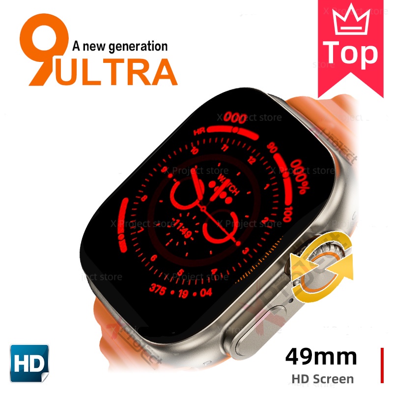 HW68 ULTRA 49mm 2.1 polegada tela hd nfc smartwatch 