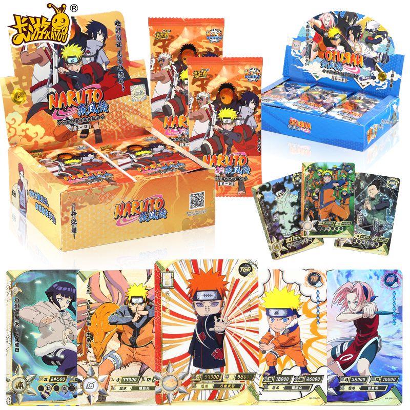 Novo Naruto Anime Jogo Coleção Cartão De Livro Anime Periférico
