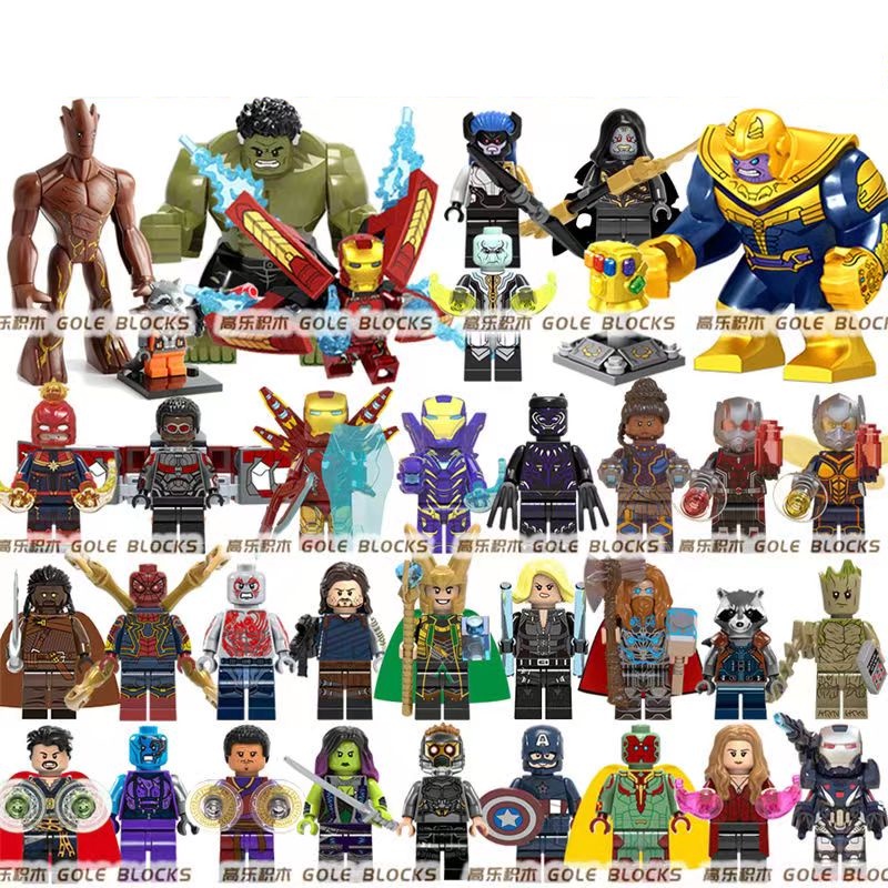 Marvel Avengers Alliance Compatível Com O LEGO Spider Iron Man MK85 Quebra-Cabeças De Brinquedos Para Crianças
