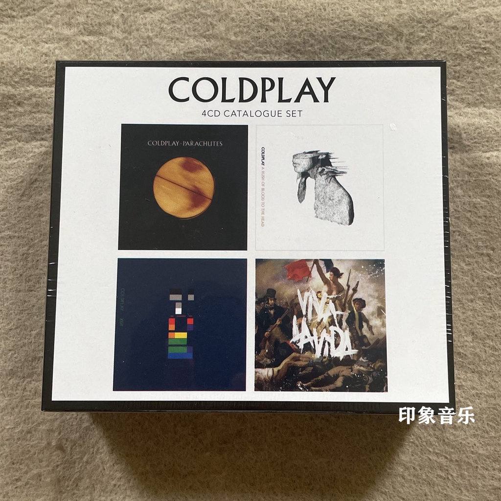 Coldplay catalogue set 4CD Album[Lacrado]VB | Shopee Brasil