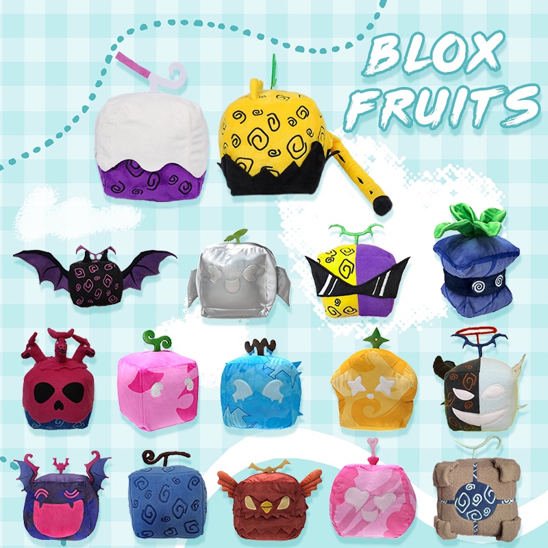 Blox Fruits Game Plush Toy Roblox Fruit Leopard Caixa De Frutas Padrão Leopardo Recheadas Suaves Christmas Gift Para Crianças
