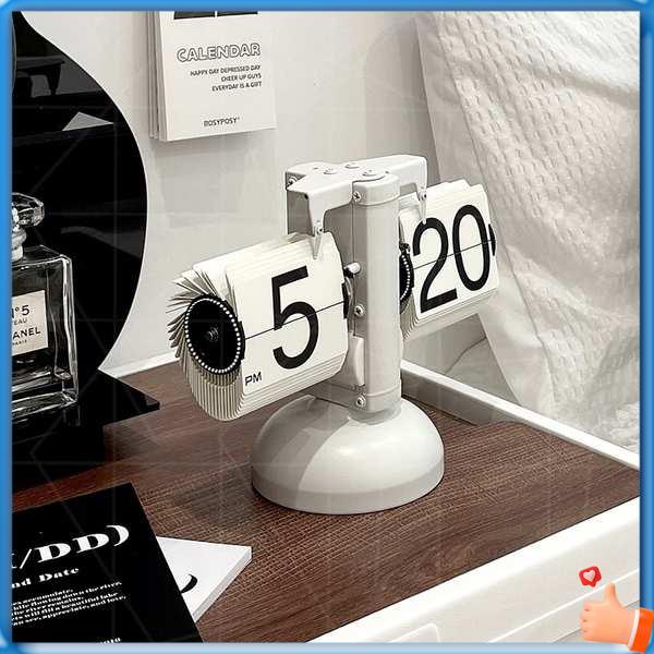 Relógio da celebridade da internet do desktop, virada automática mecânica e eletrônica do estilo europeu, decoração da sala de estar, presente retro criativo do housewarming